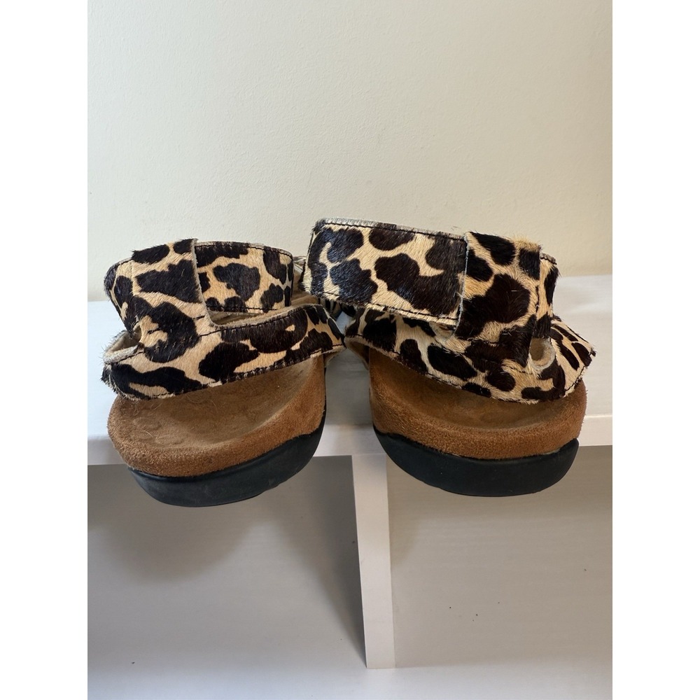 Vionic Elnora Sahara Sandal Womens Size 9  Leopard Calfhair Orthotic NWOT - Picture 4 of 5